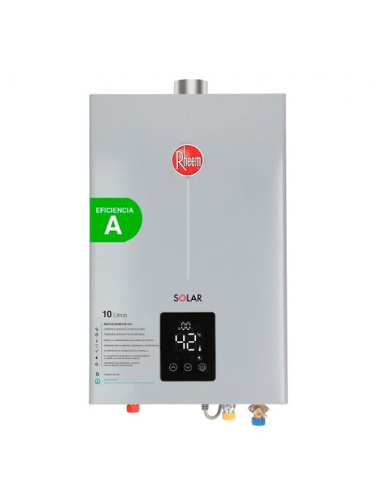 Calefón 10 Litros Tiro Forzado Gas Natural o Gas licuado RHEEM