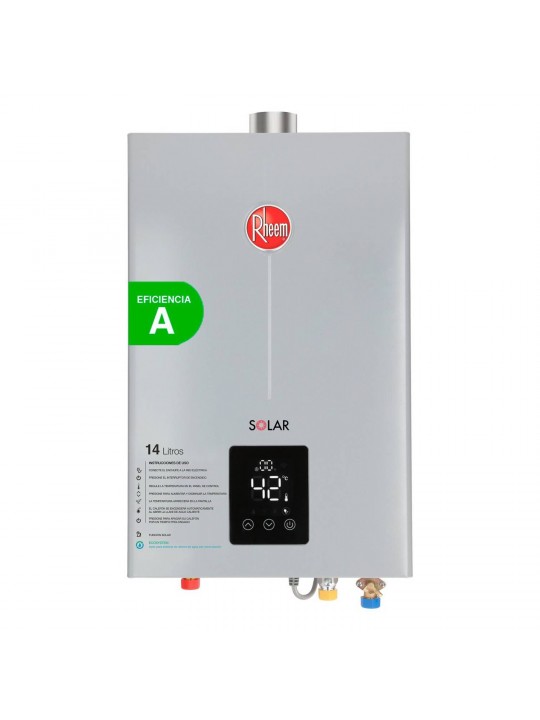 Calefón 14 Litros Tiro Forzado Gas Natural o Gas licuado RHEEM