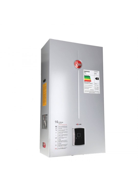 Calefont 16 Litros Tiro Natural Digital Línea Prestige™ Gas Natural o Licuado RHEEM