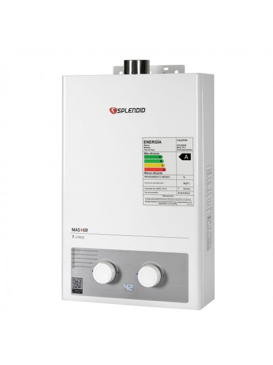 Calefont 7 Litros Tiro Forzado Master Gas Natural SPLENDID