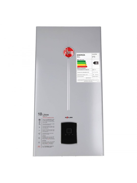 Calefont 10 Litros Tiro Natural Gas Natural o Licuado RHEEM 