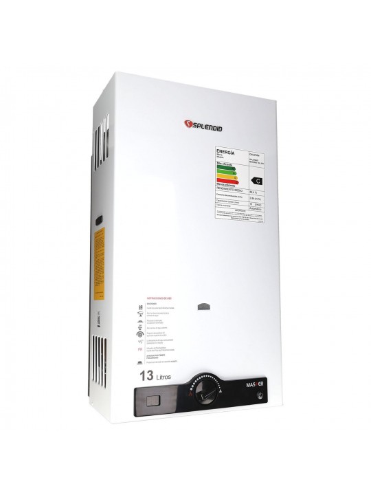 Calefont 13 Litros Tiro Natural Gas Licuado o Gas Natural SPLENDID
