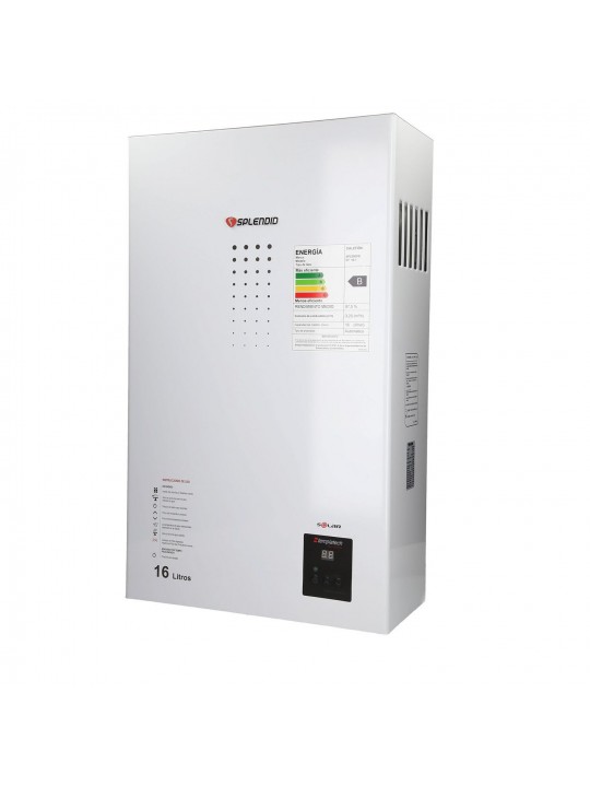 Calefont 16 Litros Tiro Natural Gas Licuado o Gas Natural SPLENDID